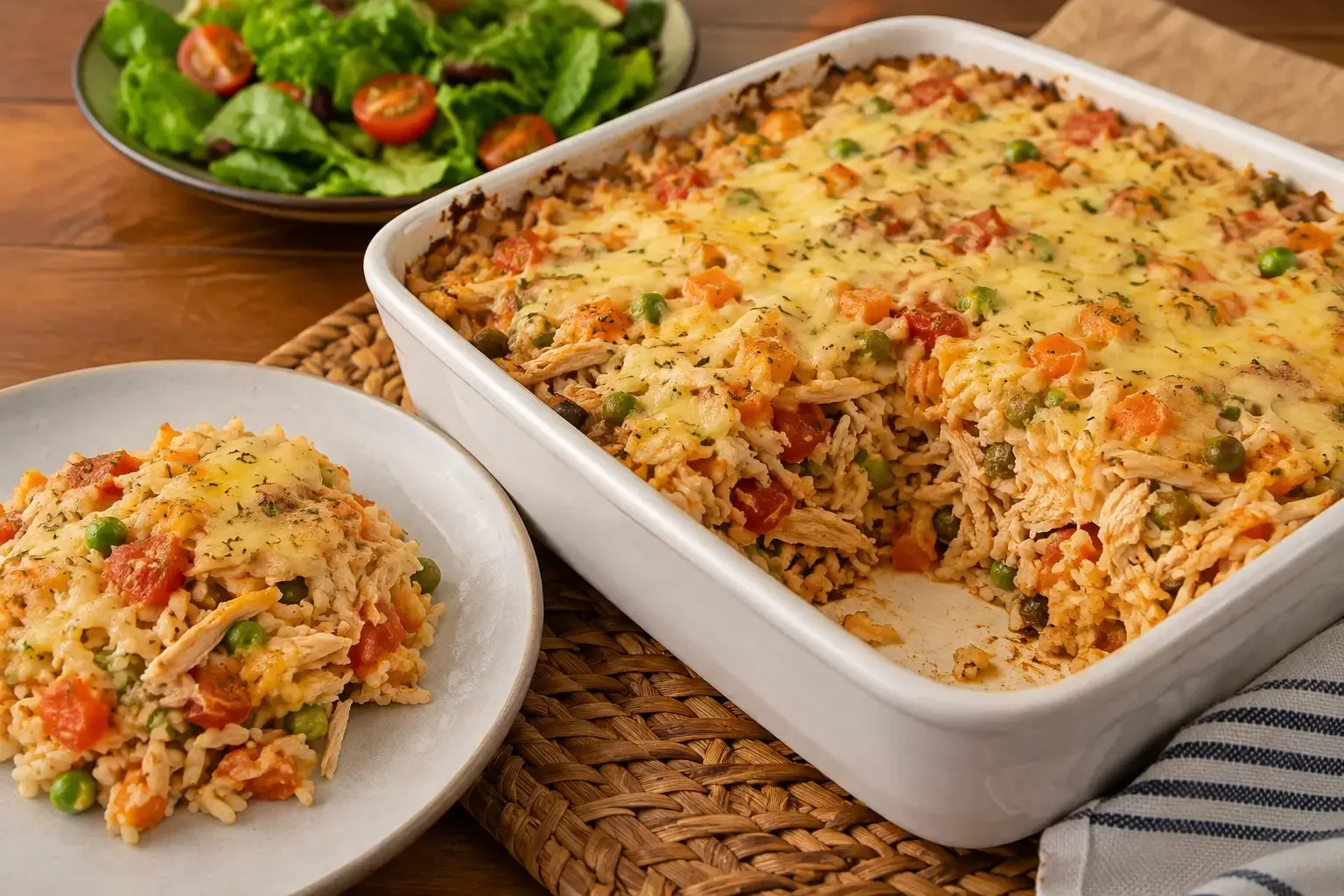Arroz de Forno com Frango e Legumes: Receita para Aproveitar Sobras