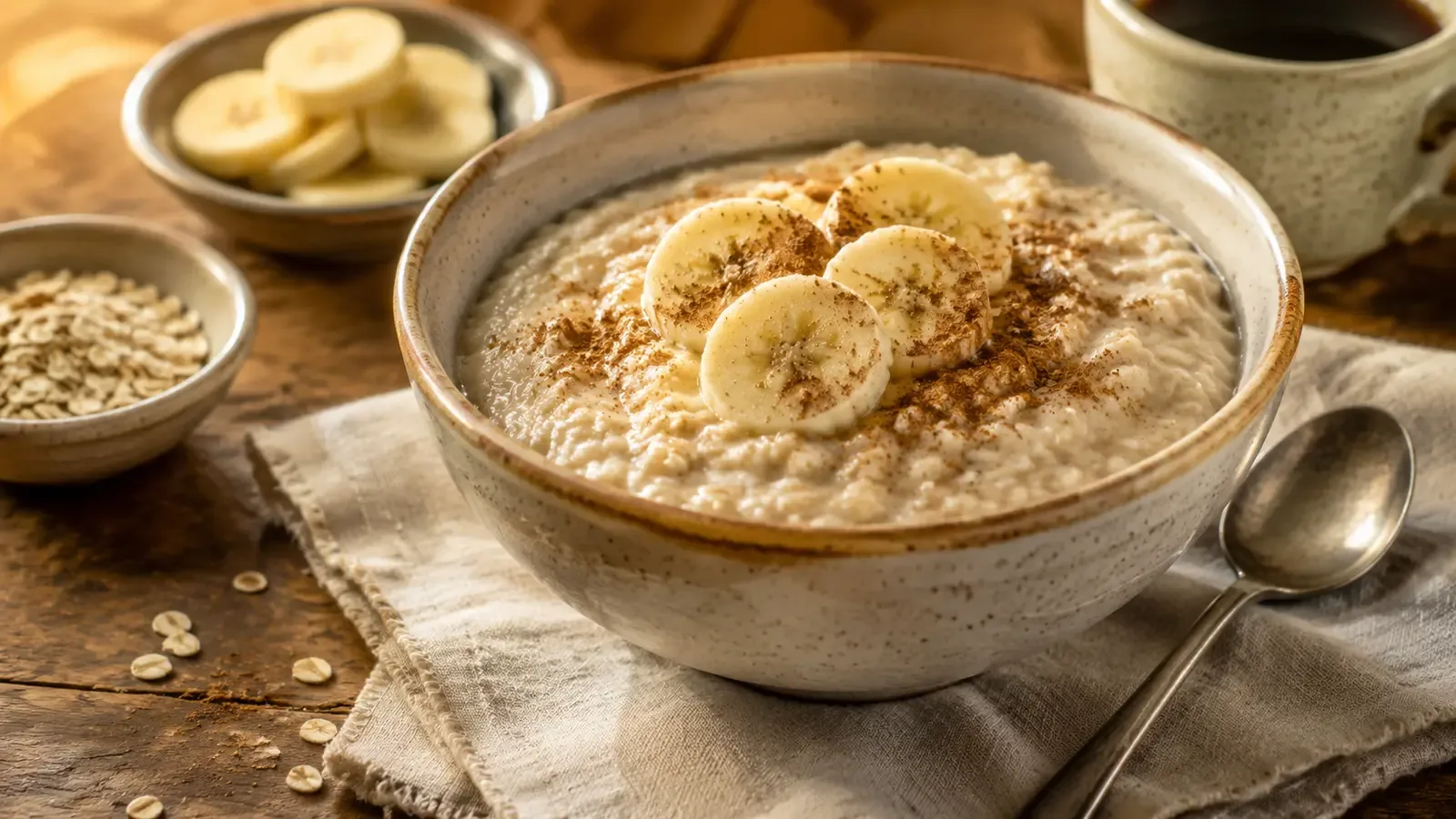 Mingau de Aveia com Banana: Receita Cremosa e Fácil