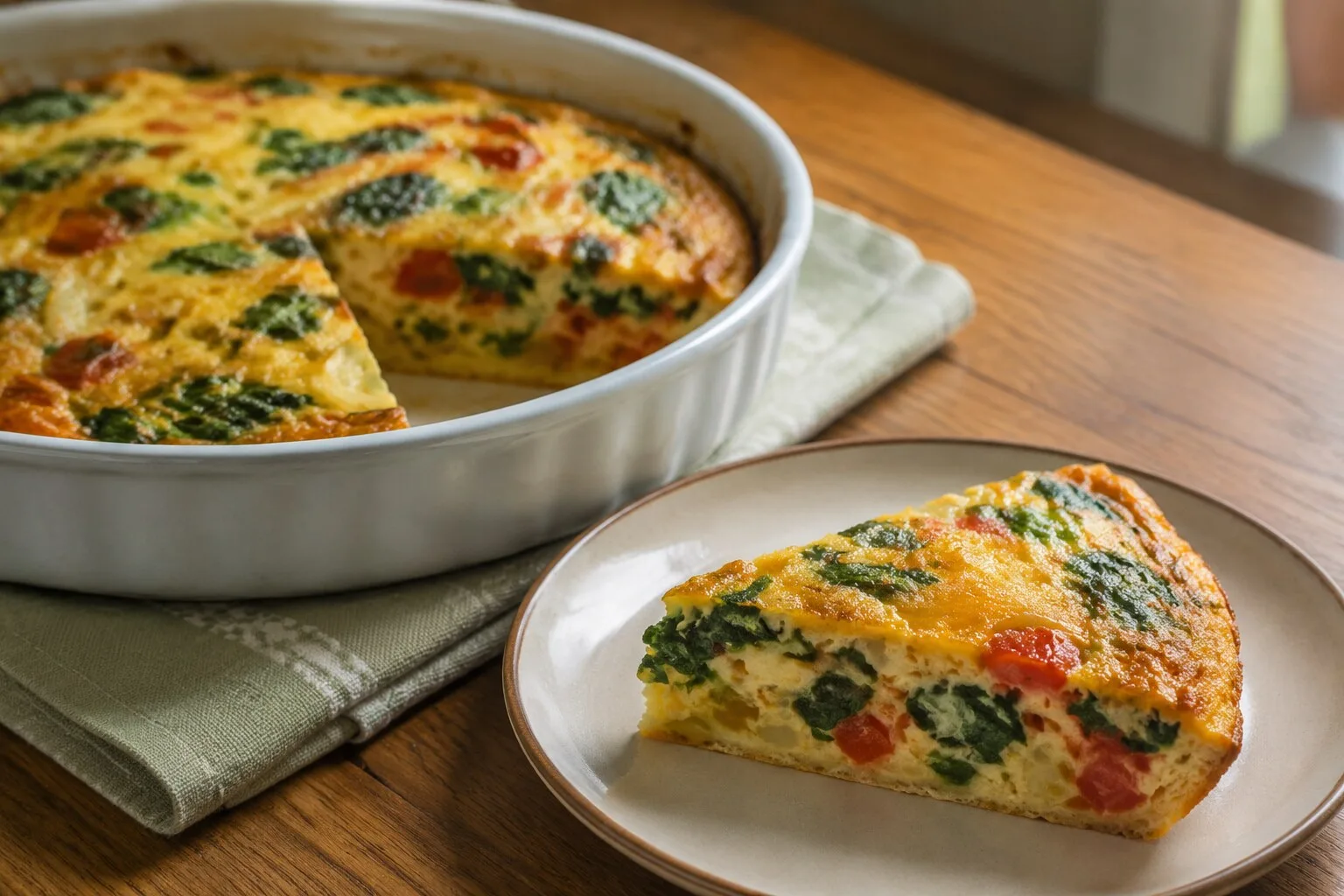 Omelete de Forno com Legumes: Receita Prática para Compartilhar