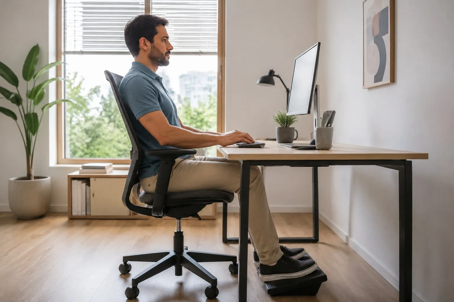 Postura no Trabalho: Ajustes Simples para Quem Usa Computador