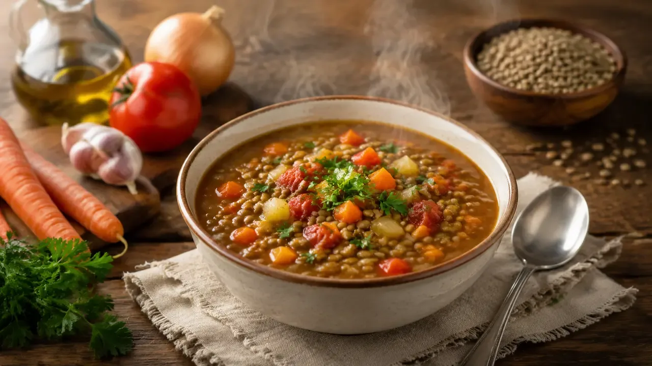 Sopa de Lentilha com Legumes: Receita Nutritiva e Econômica